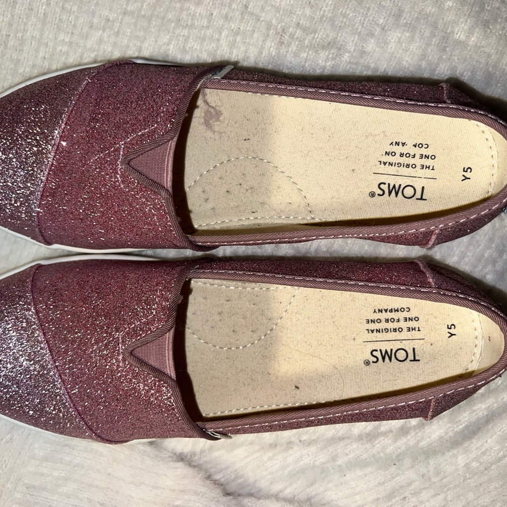 TOMS Women's Sparkle Flats - Rose